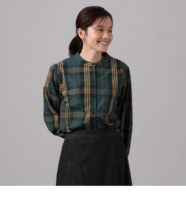 タータンチェック柄パフ袖ブラウス/Afternoon Tea Original Tartans
