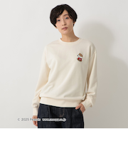 裏毛刺繍プルオーバー/PEANUTS