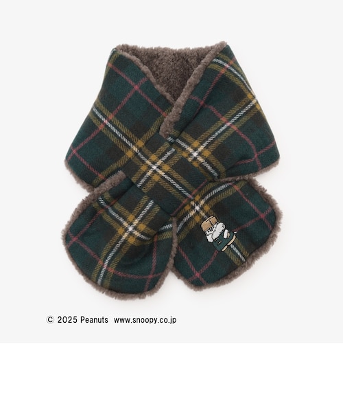タグ付き　Afternoon Tea　リバーシブルティペット　PEANUTS リバーシブルティペット/PEANUTS/Afternoon Tea Original Tartans