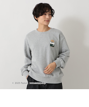 裏毛刺繍プルオーバー/PEANUTS