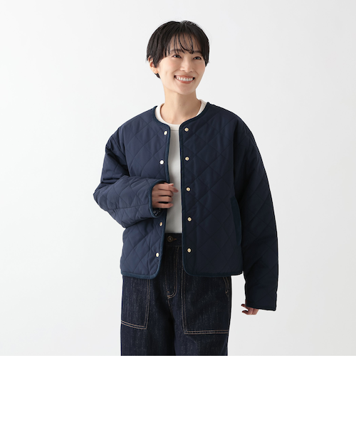 アフタヌーンティー リバティ ジャケット リバーシブルキルトジャケット/リバティプリント｜アフタヌーン