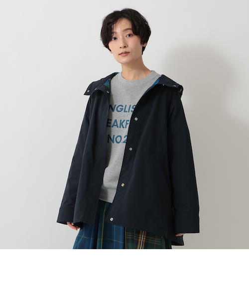 アフタヌーンティーリビング タータンチェック柄フード付きジャケット タータンチェック柄フード付きジャケット/Afternoon Tea