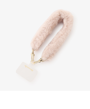 フェイクファースマホハンドストラップ