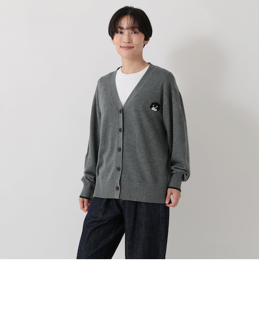 刺繍Vネックカーディガン/チェ・ヨンジュ