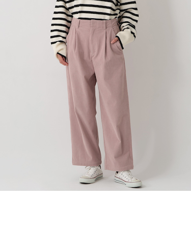 コーデュロイタックパンツ