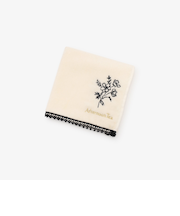 刺繍モノトーンミニタオル