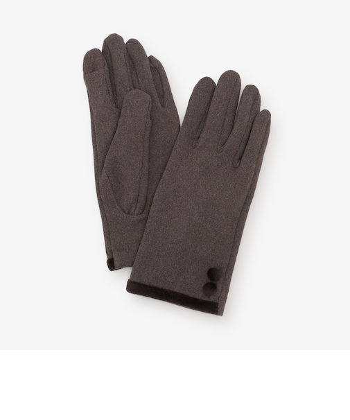 ストレッチベロアボタングローブ