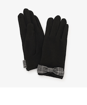 ストレッチチェックリボングローブ