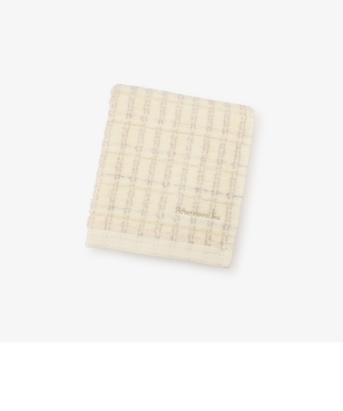 ツイードフェイスタオル