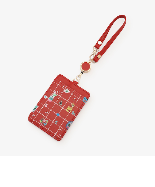 コードリール付きパスケース/北岸由美