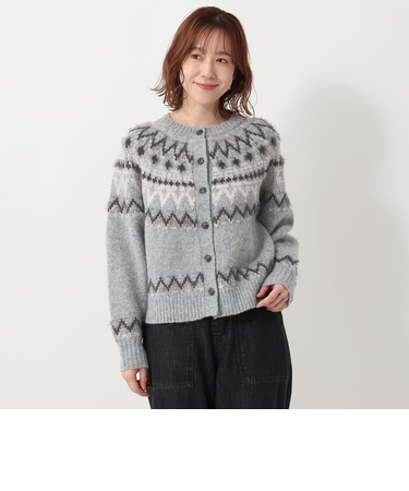 ノルディックフェザーカーディガン