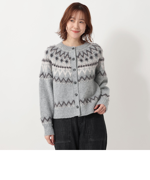 ノルディックフェザーカーディガン