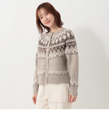 ノルディックフェザーカーディガン