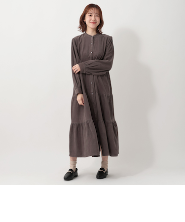 コーデュロイワンピース