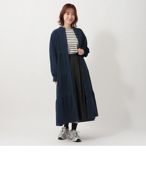 コーデュロイワンピース