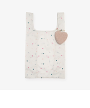 ハートポーチ付きショッピングバッグ