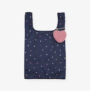 ハートポーチ付きショッピングバッグ