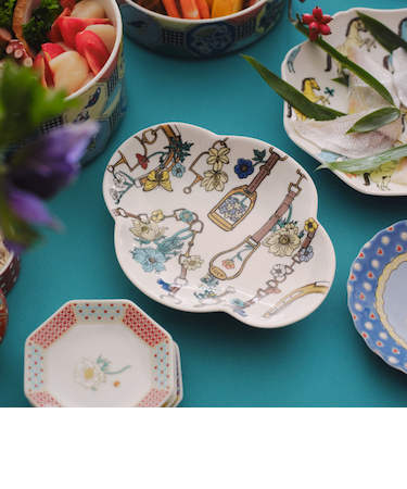 九谷焼中鉢/ナタリー・レテ