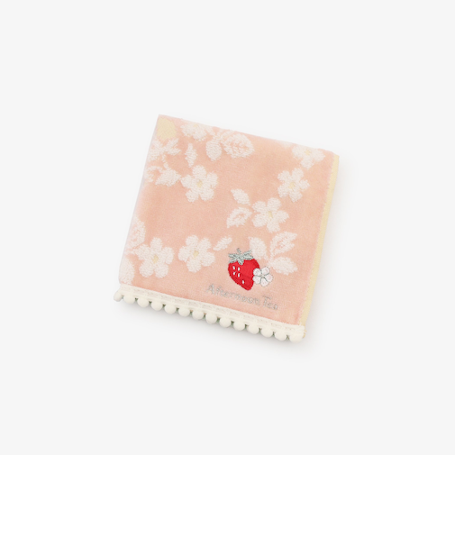 イチゴレースミニタオル