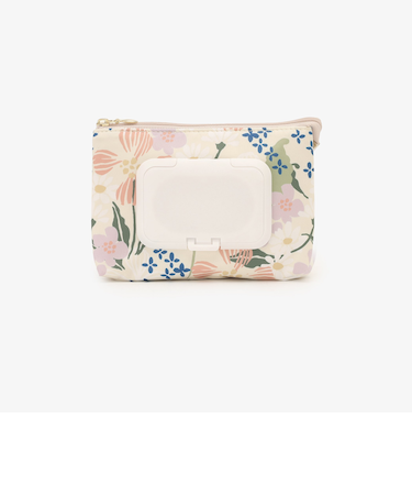 フラワーウエットティッシュポーチ