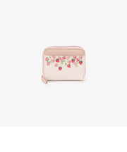 ストロベリー仕切り付きカードコインケース