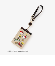 コードリール付きパスケース/PEANUTS