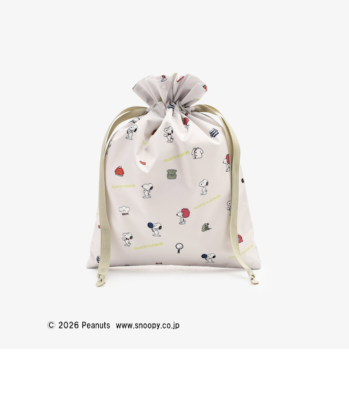 巾着ポーチM/PEANUTS