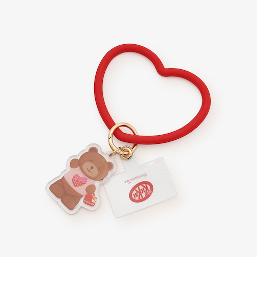 スマホリングストラップ/KITKAT ハートフルベアー