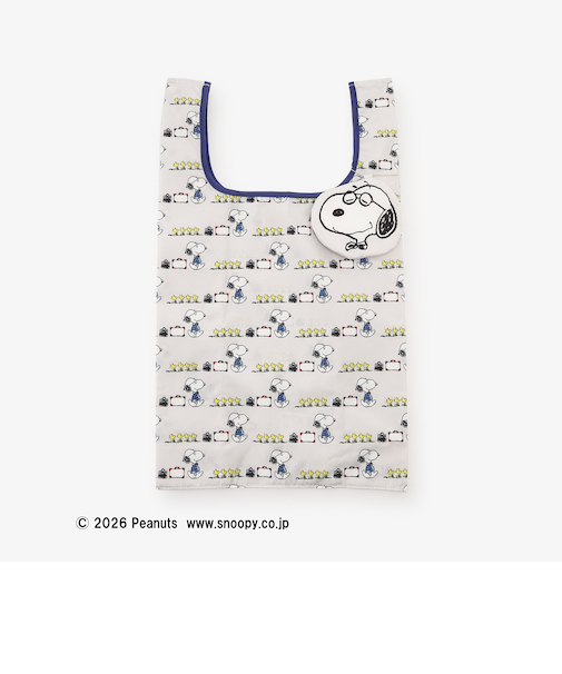 ケース付きショッピングバッグ/PEANUTS