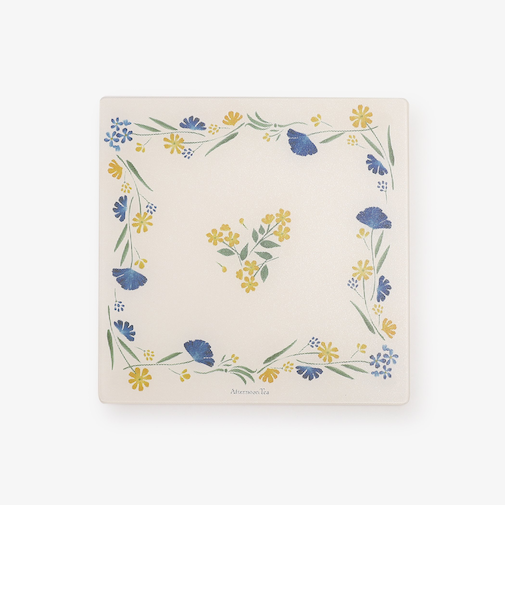 フルールデュクールスクエアガラスプレート