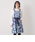 水彩フラワーリボンエプロン