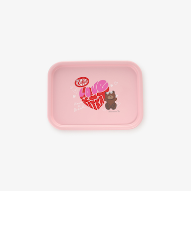 山中塗レンジトレー/KITKAT ハートフルベアー