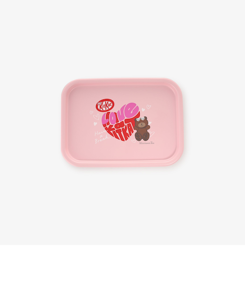 山中塗レンジトレー/KITKAT ハートフルベアー