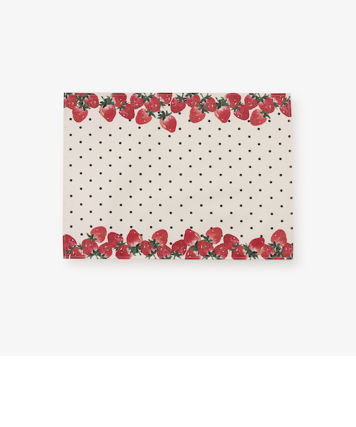 ストロベリーラミネートランチョンマット