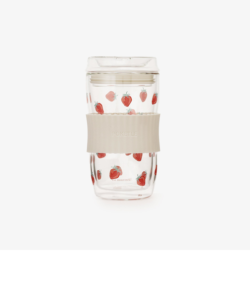 ストロベリービードロ/タンブラー/POKETLE