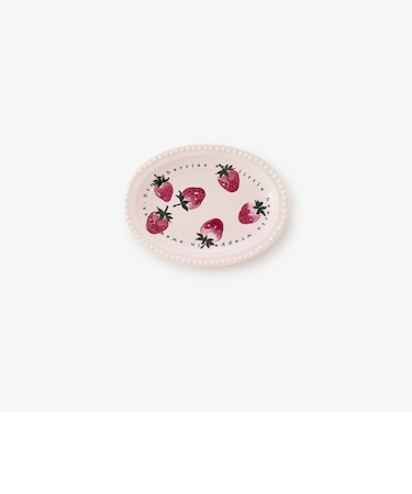 ストロベリーオーバルミニプレート
