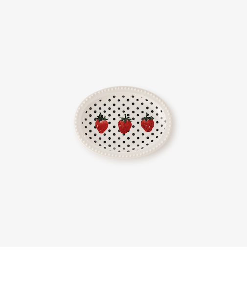 ストロベリーオーバルミニプレート