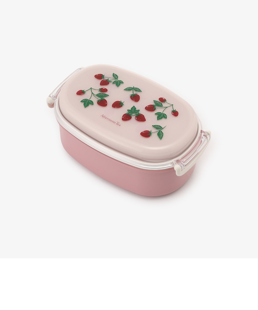 山中塗ストロベリー2WAY抗菌2点ロック式ランチボックス