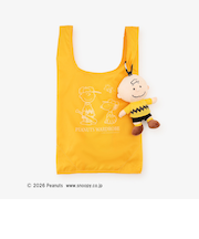 ぬいぐるみケース付きショッピングバッグ/PEANUTS
