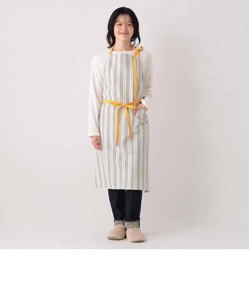 マルチストライプエプロン