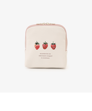 ストロベリーラウンドフォルドポーチ