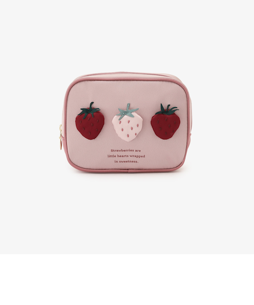 ストロベリースクエアポーチ