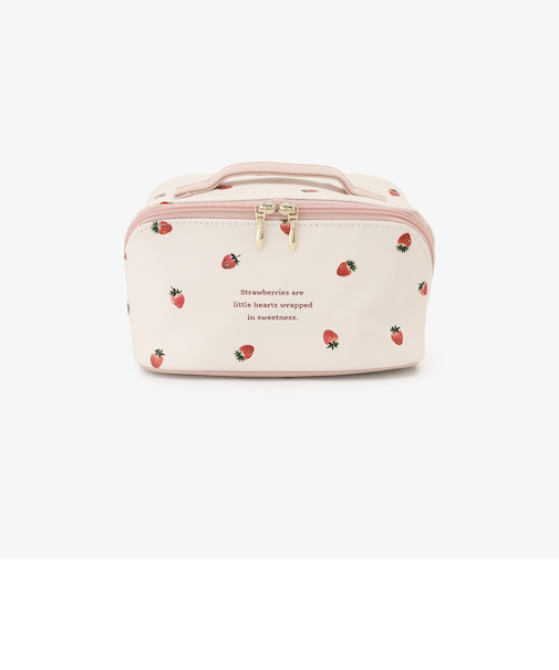 ストロベリーオープンポーチ