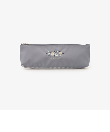 フラワー刺繍歯ブラシポーチ