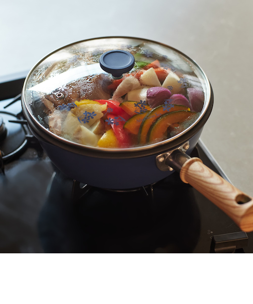 フルールデュクールザル付きディープパン