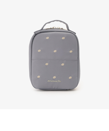 フラワー刺繍そのままメイクポーチ