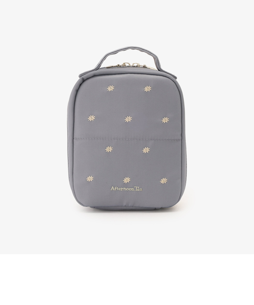 フラワー刺繍そのままメイクポーチ