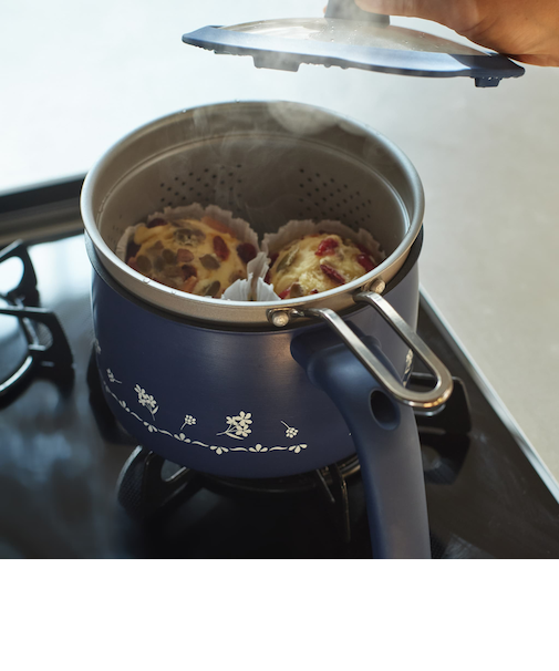 フルールデュクールザル付きマルチポット