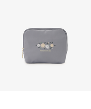 フラワー刺繍ティッシュケースポーチ