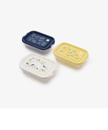 フルールデュクール抗菌保存容器L3個セット